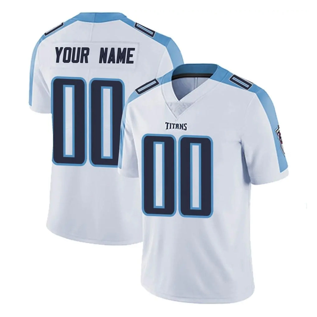 Kdoa Custom T.Titans White Limited Vapor Untouchable Home Game Any Name & Numbers Stitched Jerseys