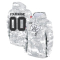 Kdoa Custom TB.Buccaneers Arctic Camo Limited Salute to Service Pullover Hoodies Game Any Name & Numbers Stitched Jerseys