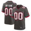 Kdoa Custom TB.Buccaneers Pewter Home Game Stitched Jerseys