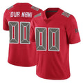 Kdoa Custom TB.Buccaneers Red Limited Color Rush Home Game Any Name & Numbers Stitched Jerseys