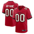 Kdoa Custom TB.Buccaneers Red Replica Game Stitched Jerseys