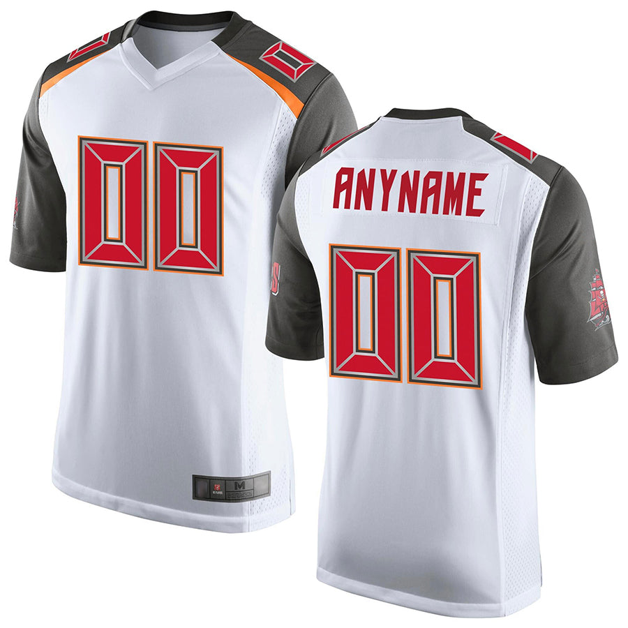 Kdoa Custom TB.Buccaneers White Game Stitched Jerseys