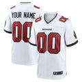 Kdoa Custom TB.Buccaneers White Replica Game Stitched Jerseys