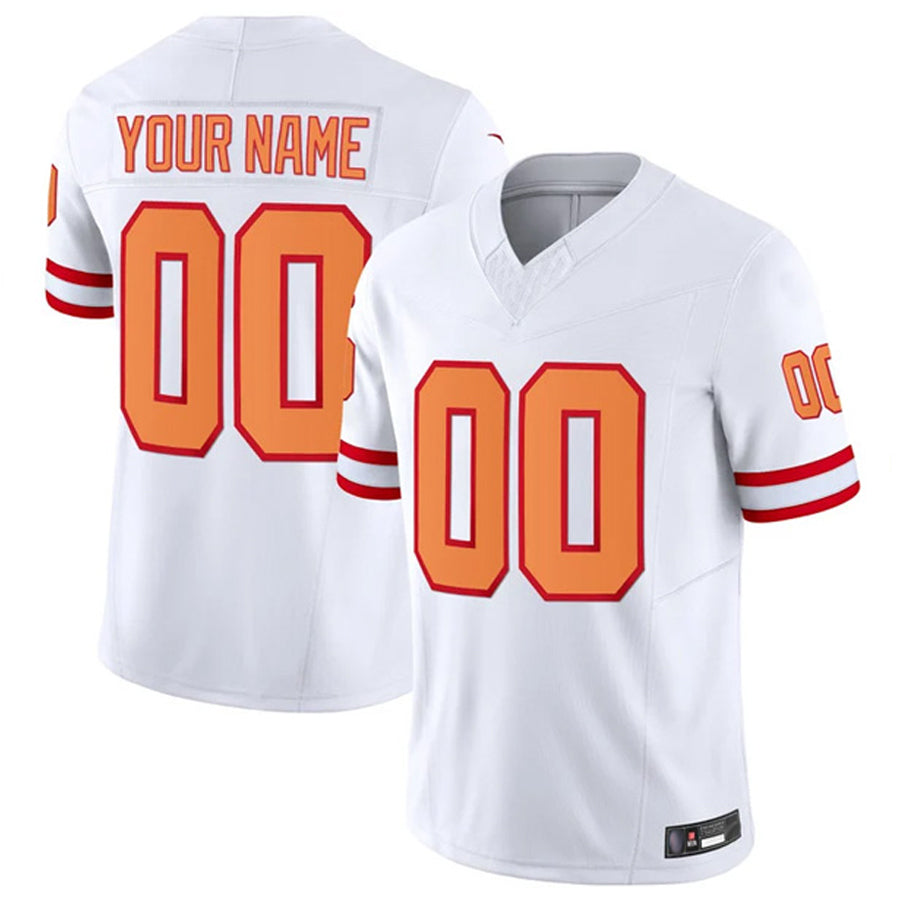 Kdoa Custom TB.Buccaneers White Vapor F.U.S.E. Limited Stitched Jerseys