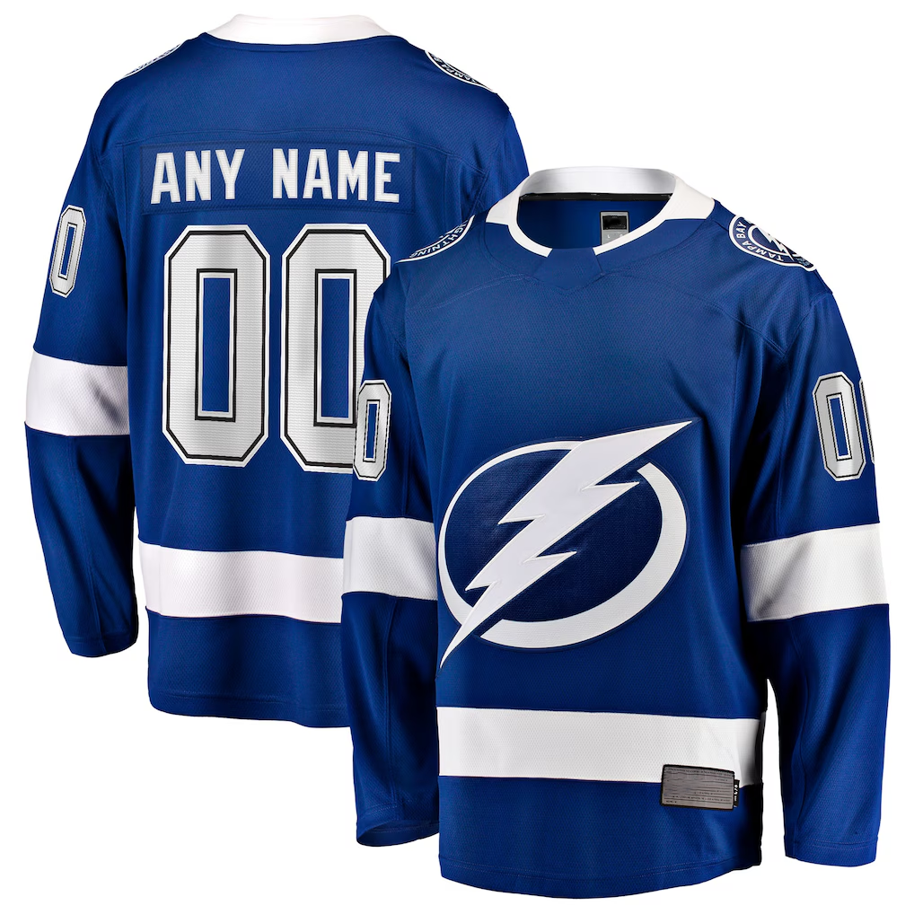 Kdoa Custom TB.Lightning Blue Home Breakaway Jerseys