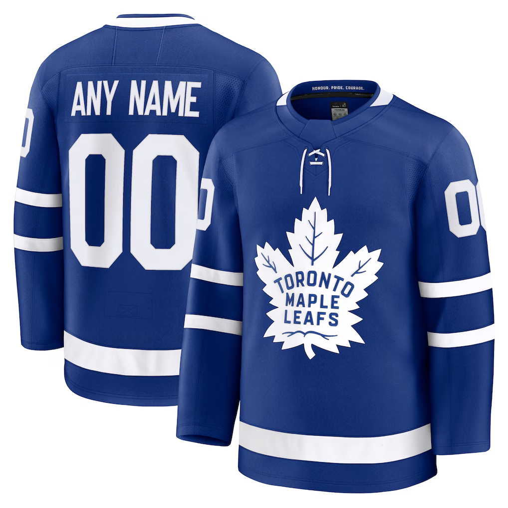 Kdoa Custom T.Maple Leafs Blue Home Premium Jerseys