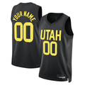 Kdoa Custom U.Jazz Black 2022-2023 Swingman Jerseys- Statement Edition