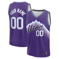 Kdoa Custom U.Jazz Fanatics Purple Fast Break Replica Custom Jerseys - Icon Edition