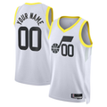 Kdoa Custom U.Jazz White Swingman Jerseys - Association Edition