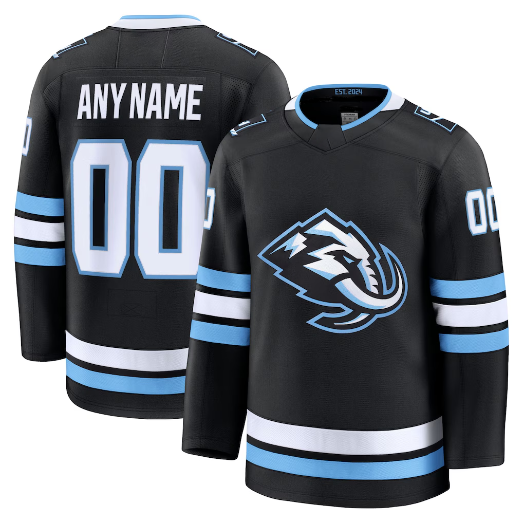 Kdoa Custom U.Mammoth Black Home Premium Jerseys