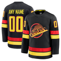 Kdoa Custom V.Canucks Black Alternate Premium Jerseys