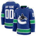 Kdoa Custom V.Canucks Blue Home Premium Jerseys