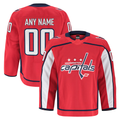 Kdoa Custom W.Capitals Red Home Authentic Pro Jerseys