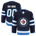 Kdoa Custom W.Jets Navy Home Authentic Pro Jerseys