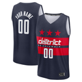 Kdoa Custom W.Wizards Navy Fast Break Jerseys - Statement Edition