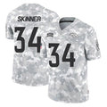 Kdoa D.Broncos #34 JL Skinner Player Arctic Camo Salute To Service Limited Stitched Jerseys