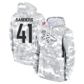 Kdoa D.Broncos #41 Drew Sanders Player Arctic Camo Salute to Service Hoodies Limited Game Stitched Jerseys
