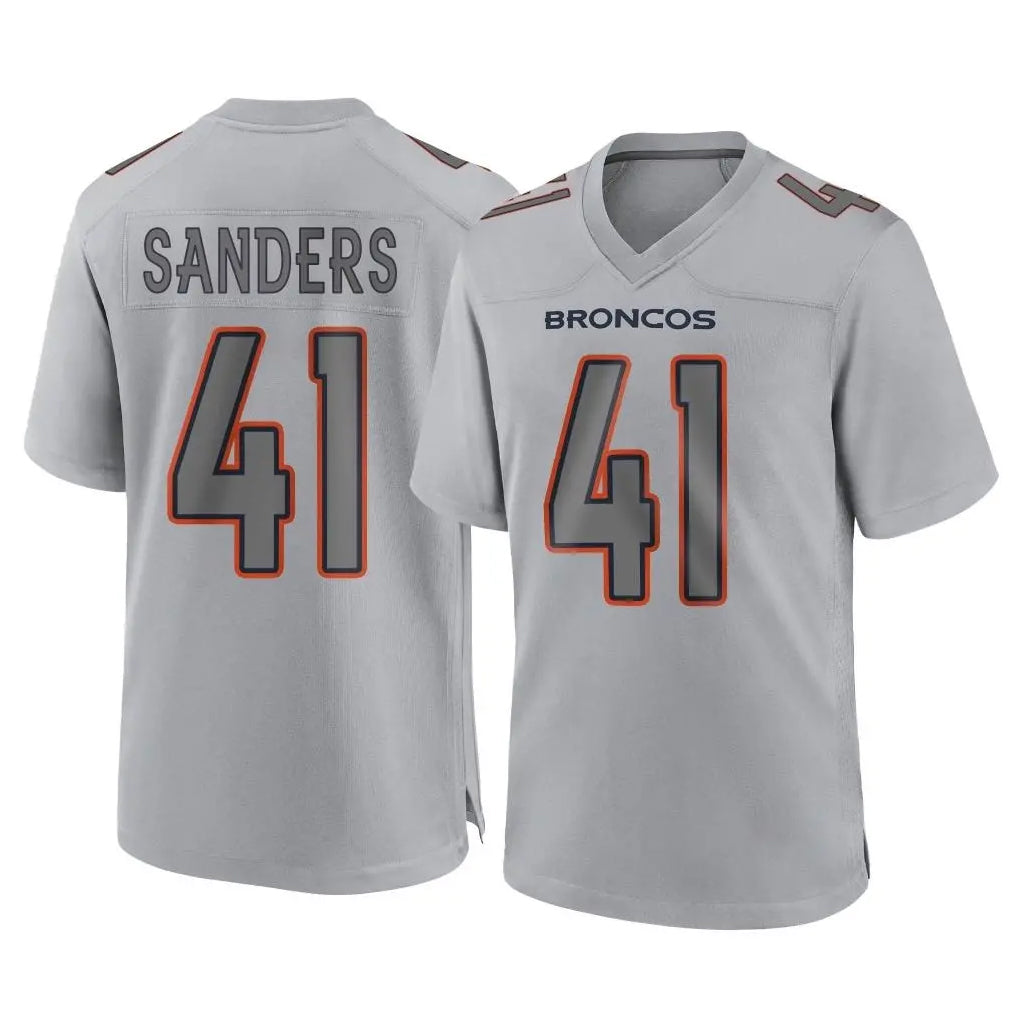 Kdoa D.Broncos #41 Drew Sanders Player Gray Atmosphere Fashion Limited Game Stitched Jerseys
