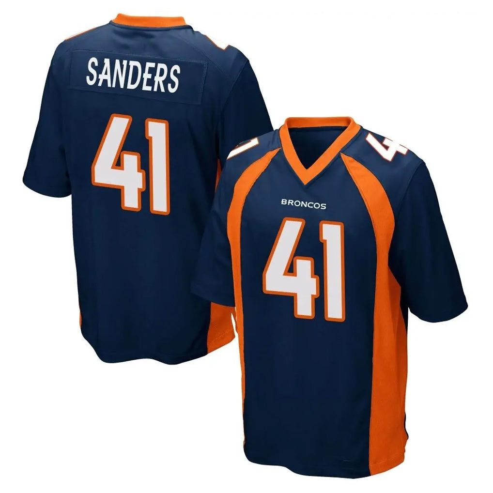 Kdoa D.Broncos #41 Drew Sanders Player Navy Game Stitched Jerseys