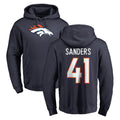 Kdoa D.Broncos #41 Drew Sanders Player Navy Pullover Hoodie Limited Stitched Jerseys