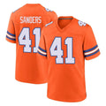 Kdoa D.Broncos #41 Drew Sanders Player Orange Alternate Collection Throwback Game Stitched Jerseys