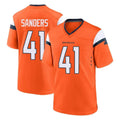 Kdoa D.Broncos #41 Drew Sanders Player Orange Home Game Stitched Jerseys