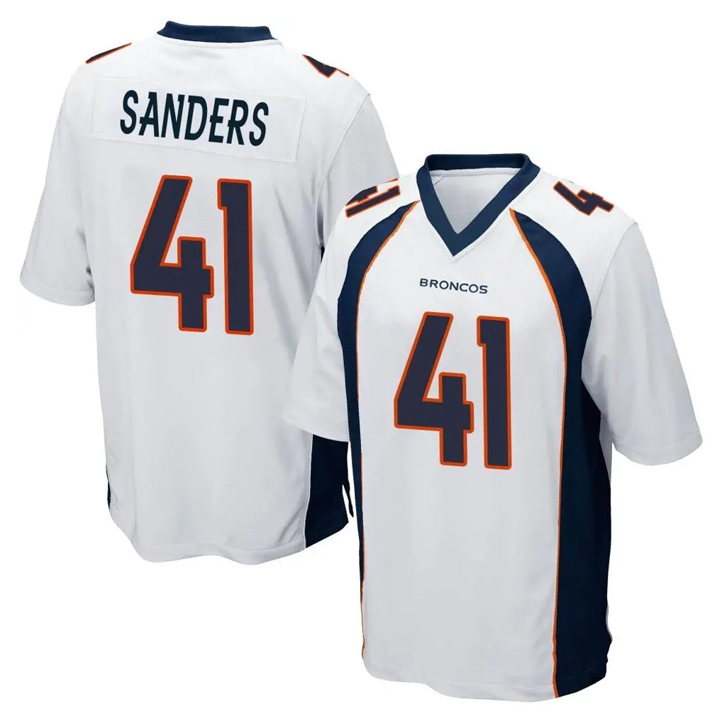 Kdoa D.Broncos #41 Drew Sanders Player White Game Stitched Jerseys