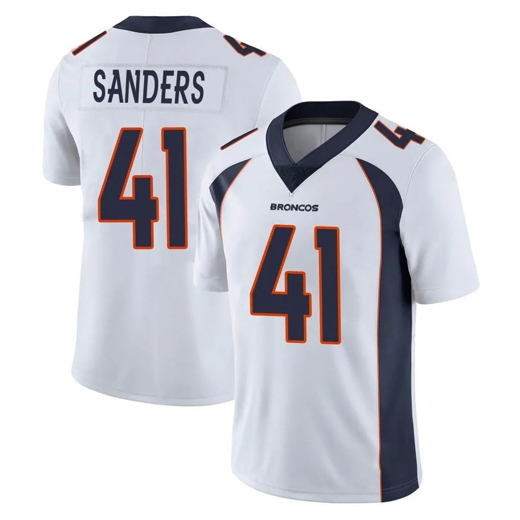 Kdoa D.Broncos #41 Drew Sanders Player White Vapor Untouchable Limited Home Game Stitched Jerseys