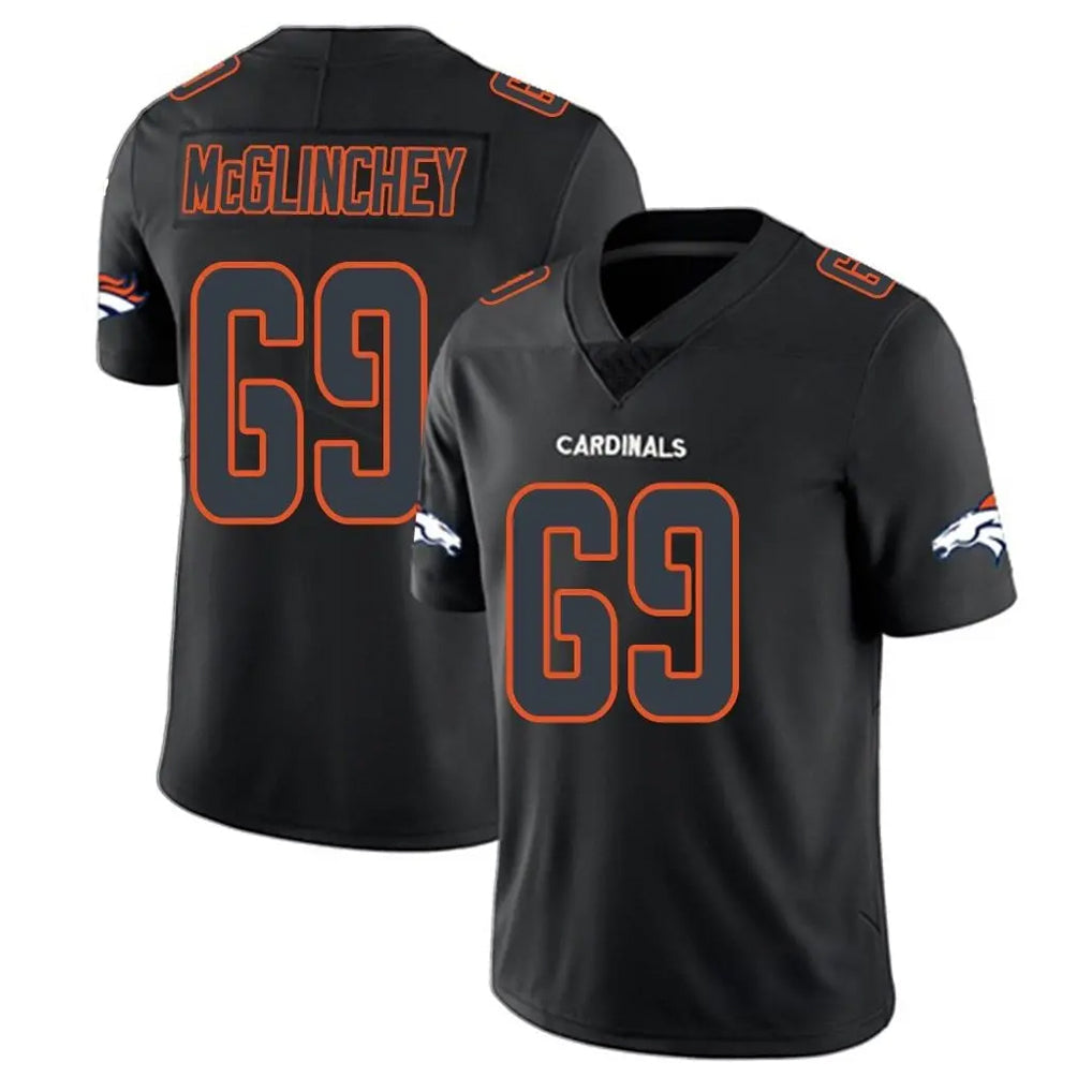 Kdoa D.Broncos #69 Mike McGlinchey Player Black Impact Limited Game Stitched Jerseys