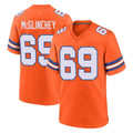 Kdoa D.Broncos #69 Mike McGlinchey Player Orange Alternate Collection Throwback Game Stitched Jerseys