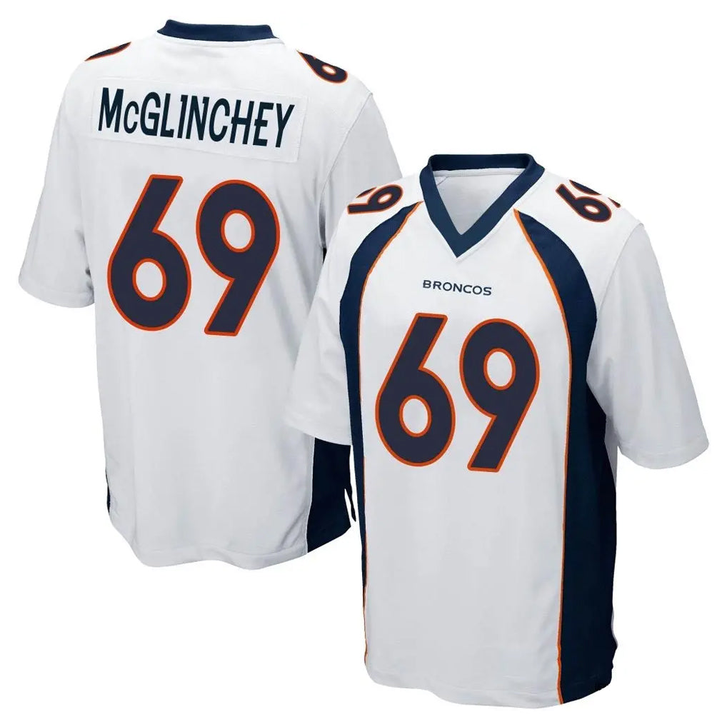 Kdoa D.Broncos #69 Mike McGlinchey Player White Game Stitched Jerseys