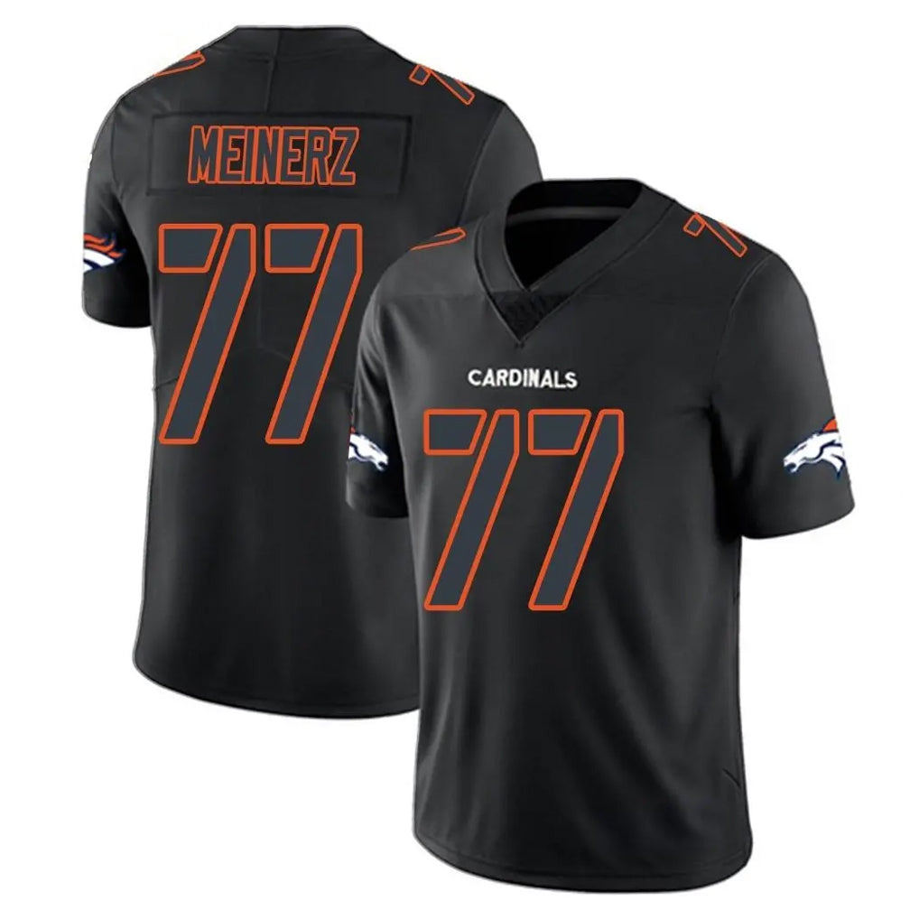 Kdoa D.Broncos #77 Quinn Meinerz Player Black Impact Limited Game Stitched Jerseys