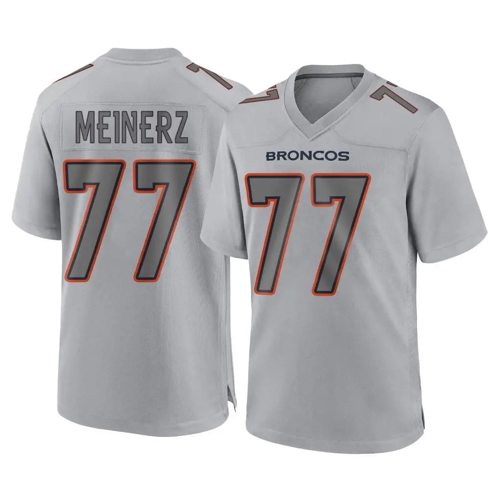 Kdoa D.Broncos #77 Quinn Meinerz Player Gray Atmosphere Fashion Limited Game Stitched Jerseys