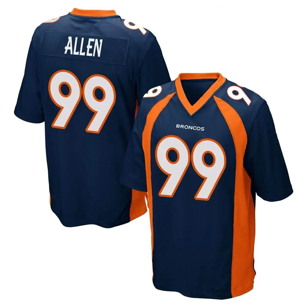 Kdoa D.Broncos #99 Zach Allen Player Navy Game Stitched Jerseys