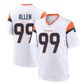 Kdoa D.Broncos #99 Zach Allen Player White Home Game Stitched Jerseys