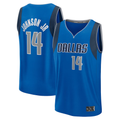 Kdoa D.Mavericks #14 Morez Johnson Jr. Blue 2026 Draft First Round Pick Fast Break Jerseys - Icon Edition