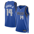Kdoa D.Mavericks #14 Morez Johnson Jr. Blue Icon Swingman Stitched Jerseys