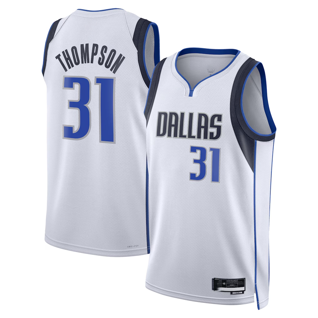 Kdoa D.Mavericks #31 Klay Thompson Association Edition Swingman Stitched Jerseys
