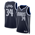 Kdoa D.Mavericks #34 Santi Aldama Navy Statement Edition Swingman Stitched Jerseys