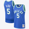 Kdoa D.Mavericks #5 Jason Kidd Hardwood Classics Road Jersey By Mitchell & Ness Stitched Jerseys