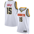 Kdoa D.Nuggets #15 Nikola Jokic White Swingman Jerseys - Association Edition