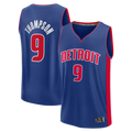 Kdoa D.Pistons #9 Ausar Thompson  Blue Fast Break Jerseys - Icon Edition