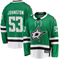 Kdoa D.Stars #53 Wyatt Johnston Kelly Green Home Breakaway Player Jerseys