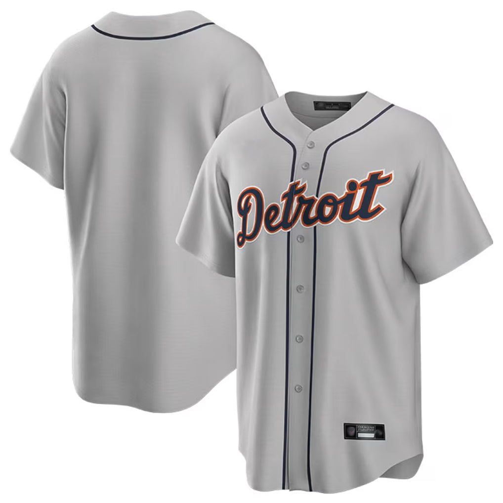 Kdoa D.Tigers Gray Home Game Blank Player Stitched Jerseys