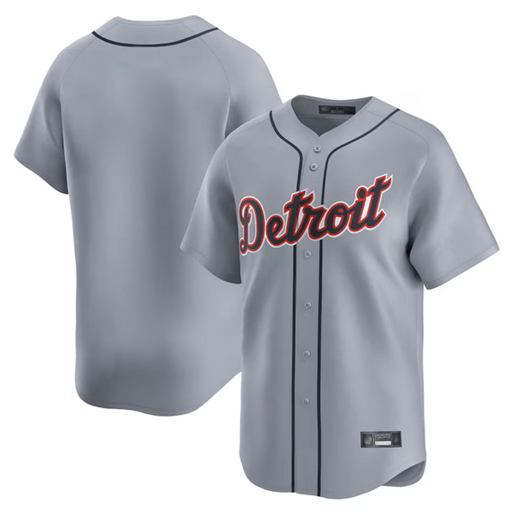 Kdoa D.Tigers Gray Home Limited Blank Player Stitched Jerseys