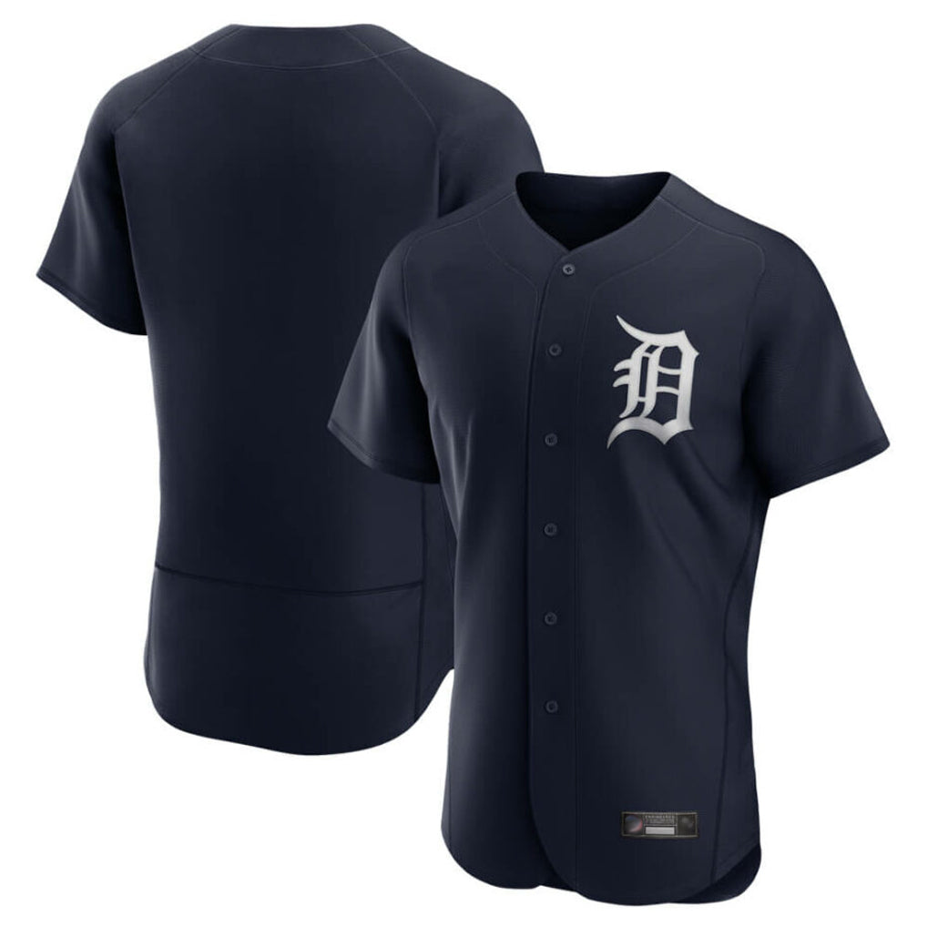 Kdoa D.Tigers Navy Home Limited Elite Blank Player Stitched Jerseys