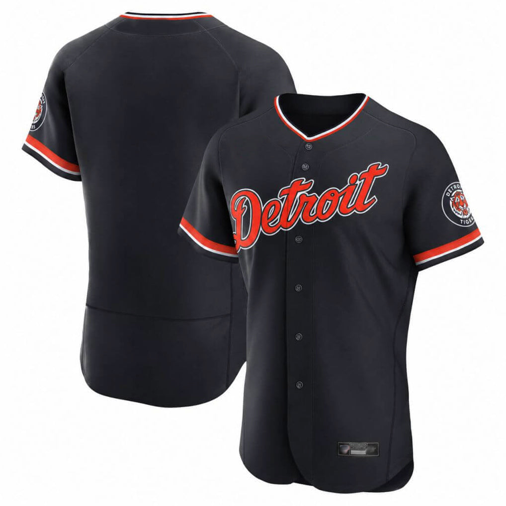 Kdoa D.Tigers Navy Limited Elite Home Game Blank Player Stitched Jerseys