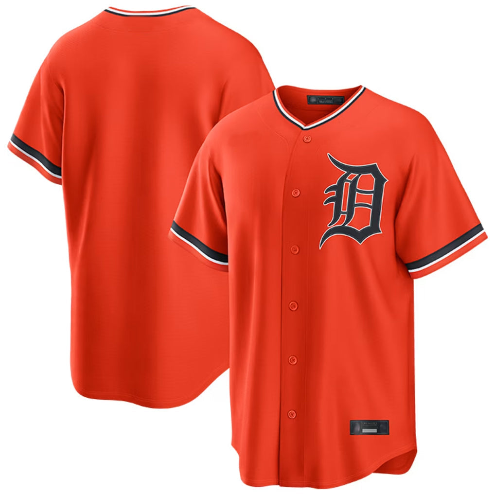 Kdoa D.Tigers Orange Home Game Blank Player Stitched Jerseys
