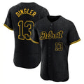 Kdoa D.Tigers #13 Dillon Dingler Player Black Snake Skin City Limited Elite Home Stitched Jerseys