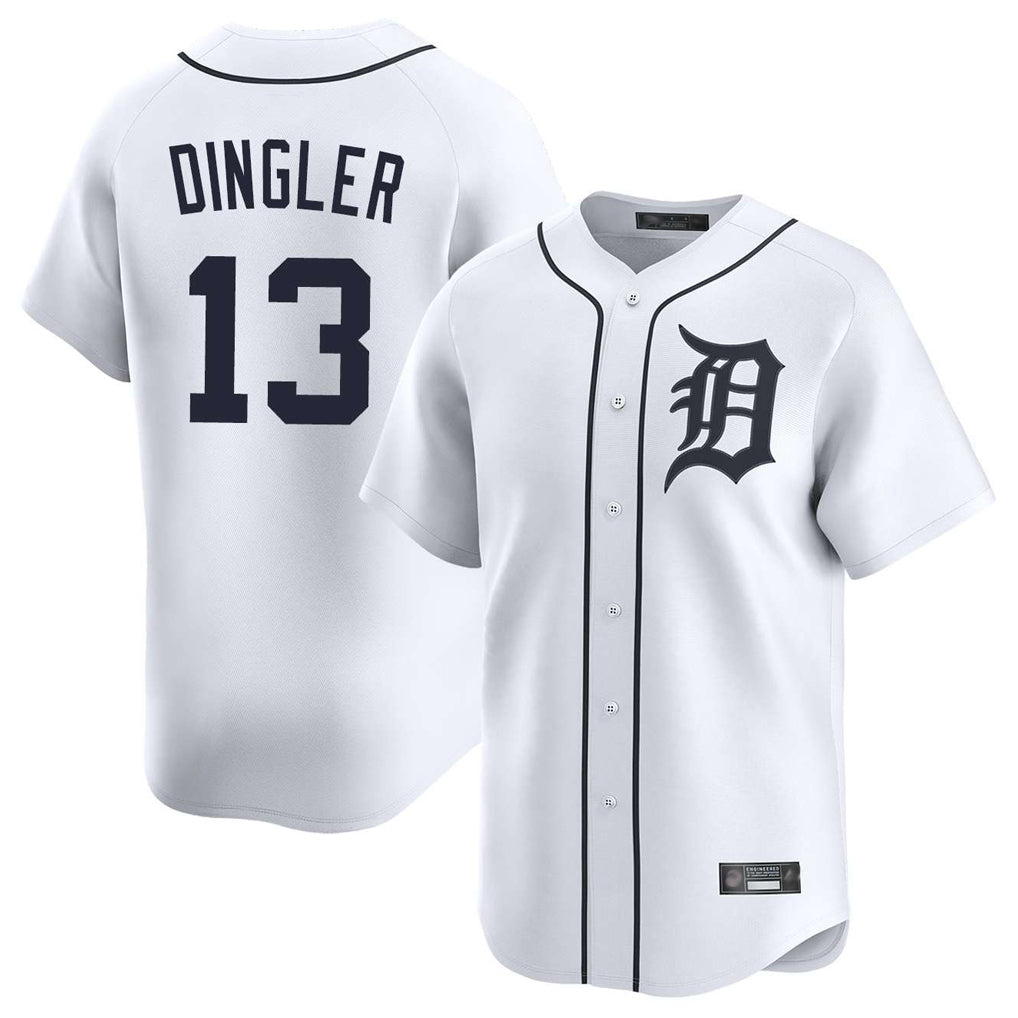 Kdoa D.Tigers #13 Dillon Dingler Player White Home Limited Stitched Jerseys